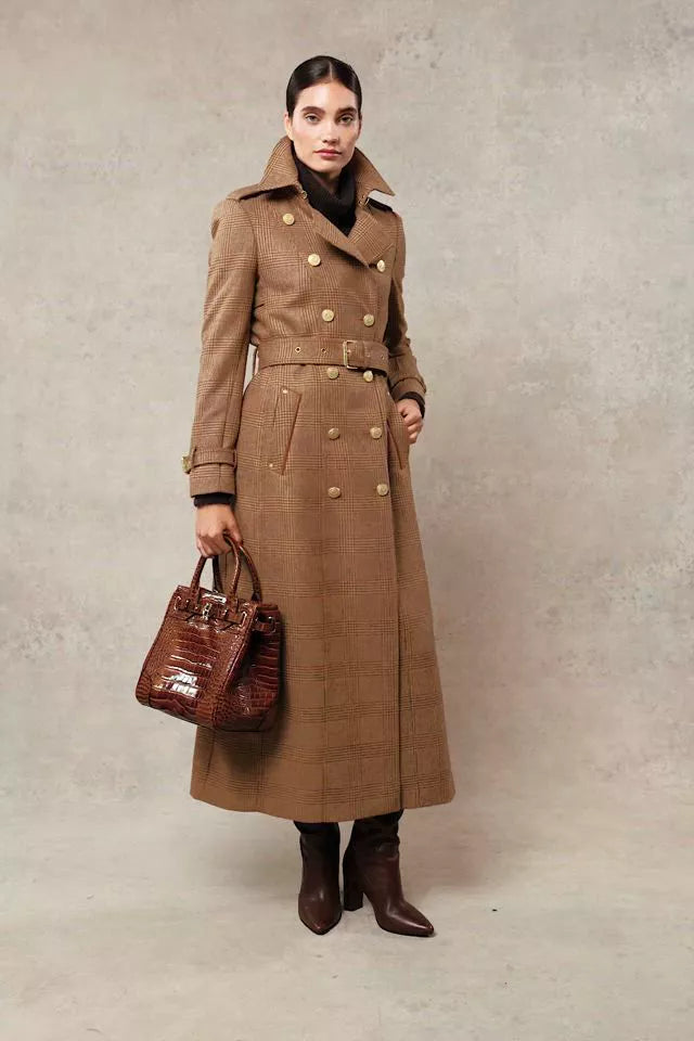 Full Length Marlborough Trench Coat (Tawny)