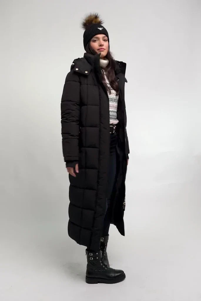 Stoneleigh Longline Coat (Black)