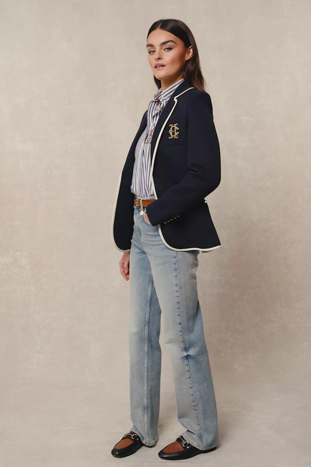 Henley Blazer (Ink Navy)